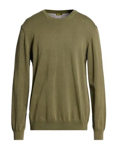 Blauer . Man Sweater Military Green Size Xxl Cotton