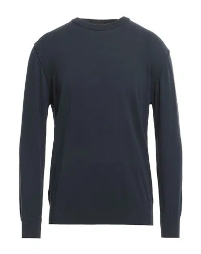 Blauer Man Sweater Navy Blue Size Xxl Cotton