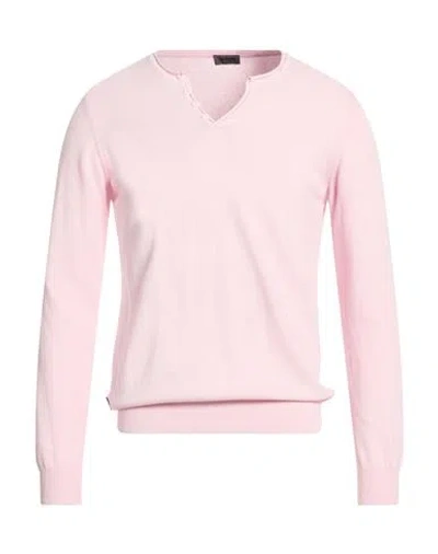 Blauer . Man Sweater Pink Size M Cotton
