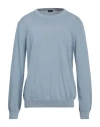 Blauer Man Sweater Sky Blue Size Xxl Cotton