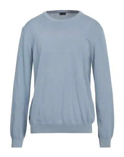 Blauer Man Sweater Sky Blue Size Xxl Cotton