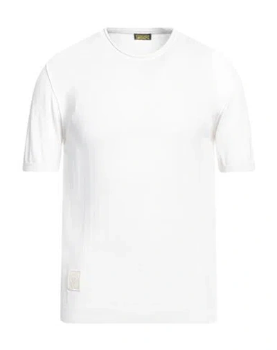 Blauer Man Sweater White Size L Cotton