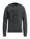 Blauer Man Sweatshirt Lead Size 3xl Cotton In Grey