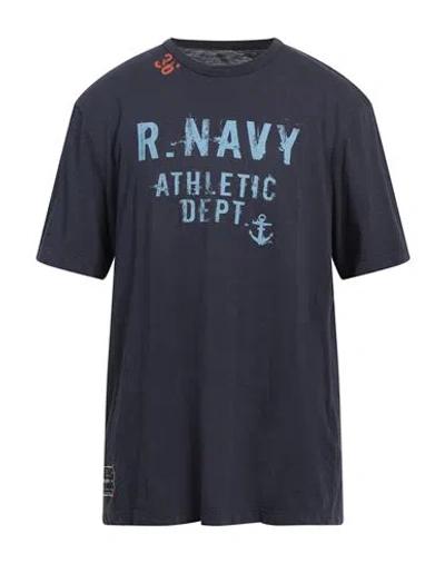 Blauer Man T-shirt Midnight Blue Size Xxl Cotton