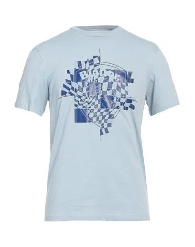 Blauer Man T-shirt Sky Blue Size 3xl Cotton