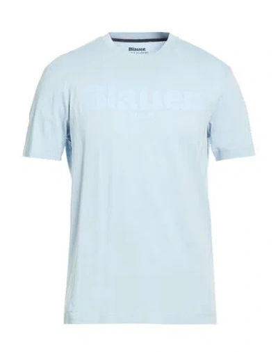 Blauer . Man T-shirt Sky Blue Size Xxl Cotton