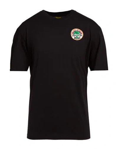 Blauer . Man T-shirt Black Size L Cotton