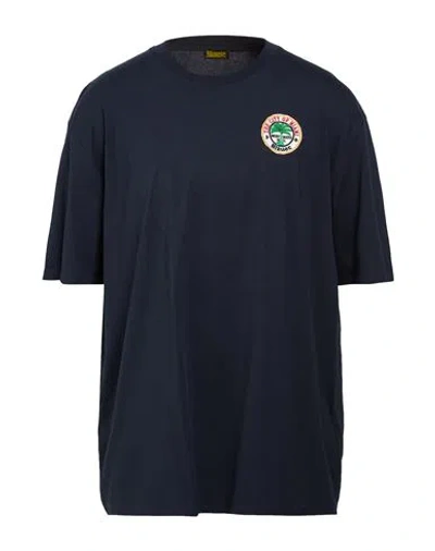 Blauer . Man T-shirt Midnight Blue Size Xxl Cotton