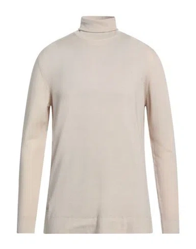 Blauer Man Turtleneck Light Grey Size Xxl Wool, Polyamide In Beige