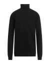Blauer Man Turtleneck Black Size 3xl Wool