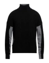 Blauer . Man Turtleneck Black Size Xl Wool, Polyamide