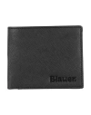 Blauer . Man Wallet Black Size - Leather In Black