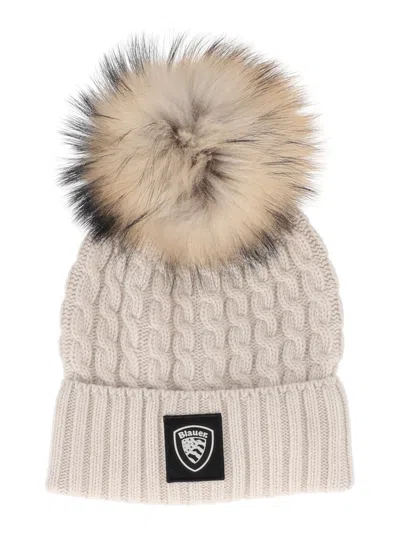 Blauer Kids' Marotta Junior Hat White 129 In Brown