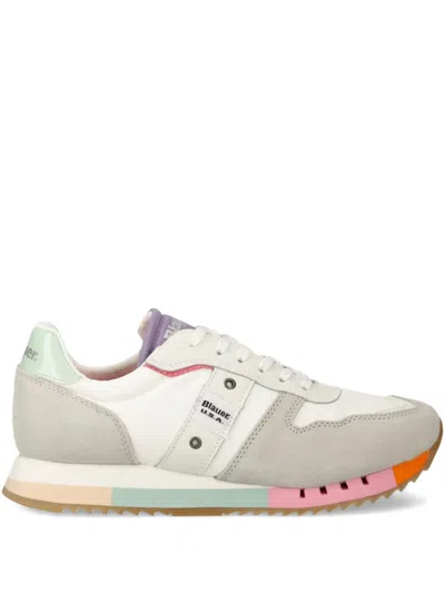 Blauer Melrose Panelled Sneakers In Multi
