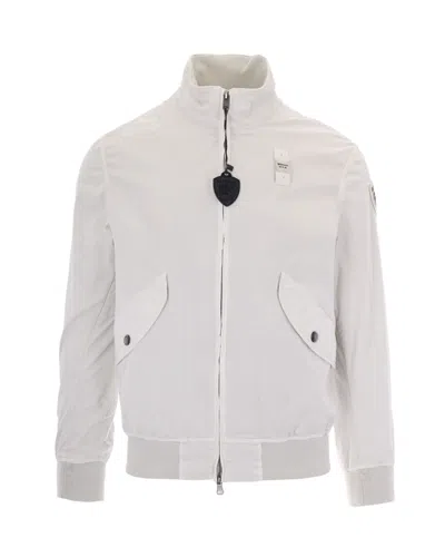 BLAUER BLAUER MEN'S LIGHTWEIGHT ZIP FRONT BOMBER JACKET
