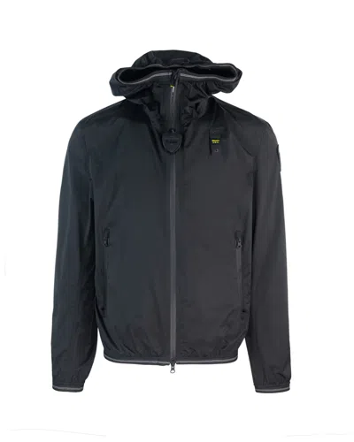 Blauer Men's Stylish Coat - P26 Season In Nero