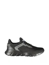 Blauer Mesh-panel Lace-up Sneakers In Black