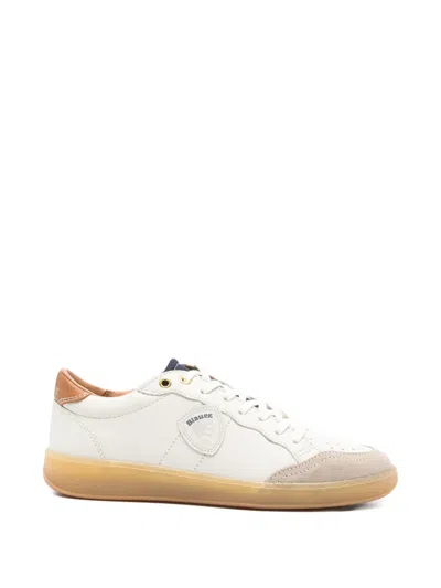 Blauer Murray 21 Leather Sneakers In Metallic