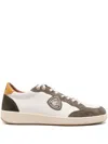 Blauer White Polyester Sneaker In White