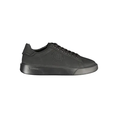 Blauer Nero Polyurethane Men Sneakers In Black