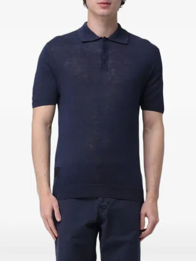 Blauer Noble Short-sleeve Polo Shirt In Blue