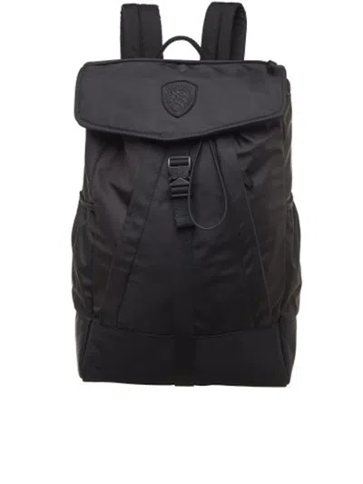 Blauer Nylon Backpack In Black