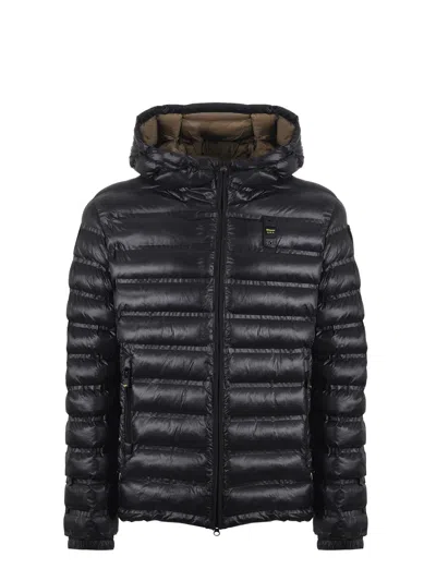 Blauer Nylon Jacket