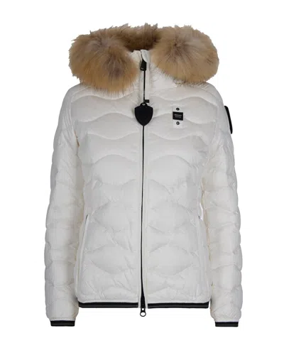 Blauer Optic White Aldie Quilted Water-repellent Down Jacket