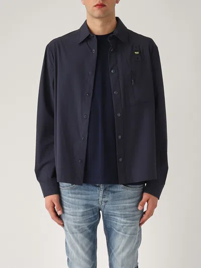Blauer Overshirt Loring Regukar-fit Shirt In Blue