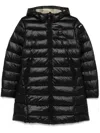 Blauer Padded Coat In Black