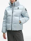 Blauer Padded Logo-patch Jacket In Blue
