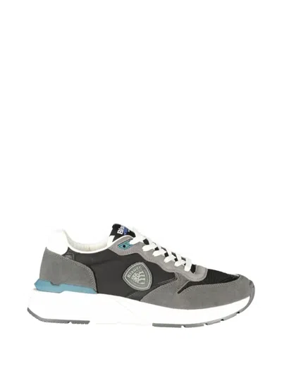 BLAUER PANELED LACE-UP SNEAKERS