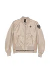 Blauer Patch Bomber Jacket In Brown