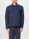 Blauer Patch-pocket Button-fastening Jacket In Blue