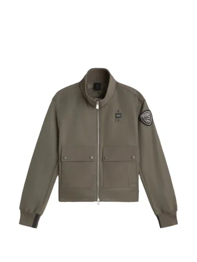 Blauer Patch Pocket Jacket In Green