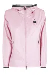 Blauer Pink Anawan Hooded Glitter Patch Polyamide Jacket