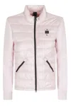 Blauer Pink Haskel Mandarin Collar Zippered Polyamide Down Jacket In Multi