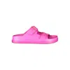 Blauer . Woman Sandals Fuchsia Size 7.5 Synthetic Fibers In Pink
