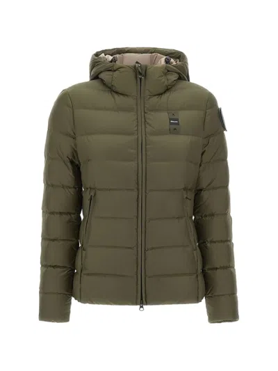 Blauer Piumino Puffer Jacket In Green