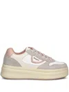 Blauer Platform Leather Sneakers In Multi