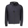 Blauer Blue Elastane Shell Jacket In Blue