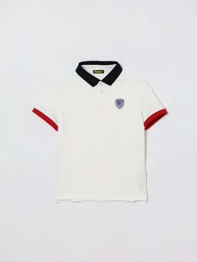 Blauer Kids' Tシャツ  ボーイ カラー ホワイト In White