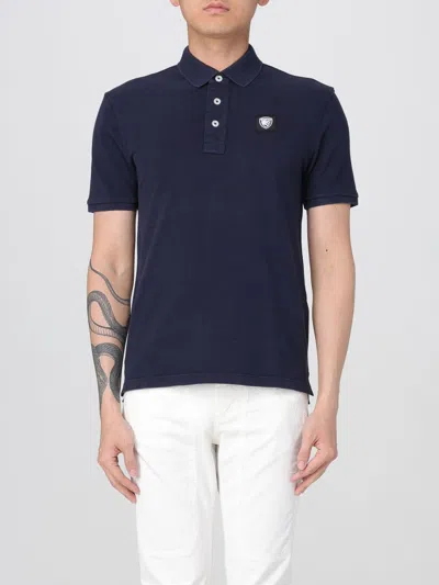 Blauer Polo Shirt  Men Color Blue