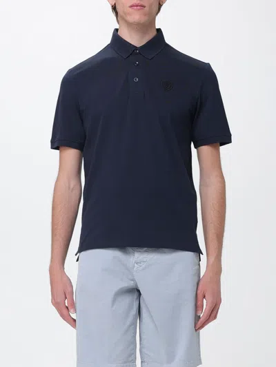 Blauer Polo Shirt Men In Blue