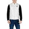 Blauer White Polyamide Sleveless Jacket In Black