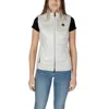 Blauer White Polyamide Sleveless Jacket In White
