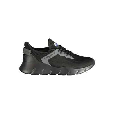 Blauer Polyester Men's Sneaker In Black