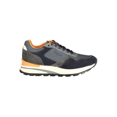 Blauer Polyester Men's Sneaker In Blue
