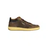 Blauer Brown Leather Men Sneaker In Brown