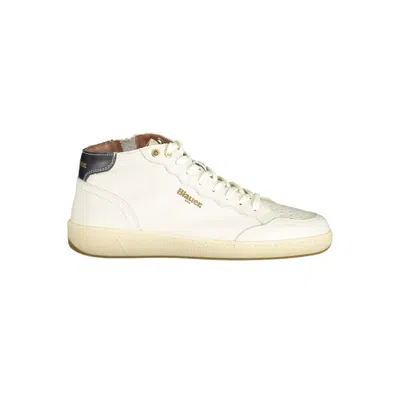 Blauer Polyester Men's Sneaker In White